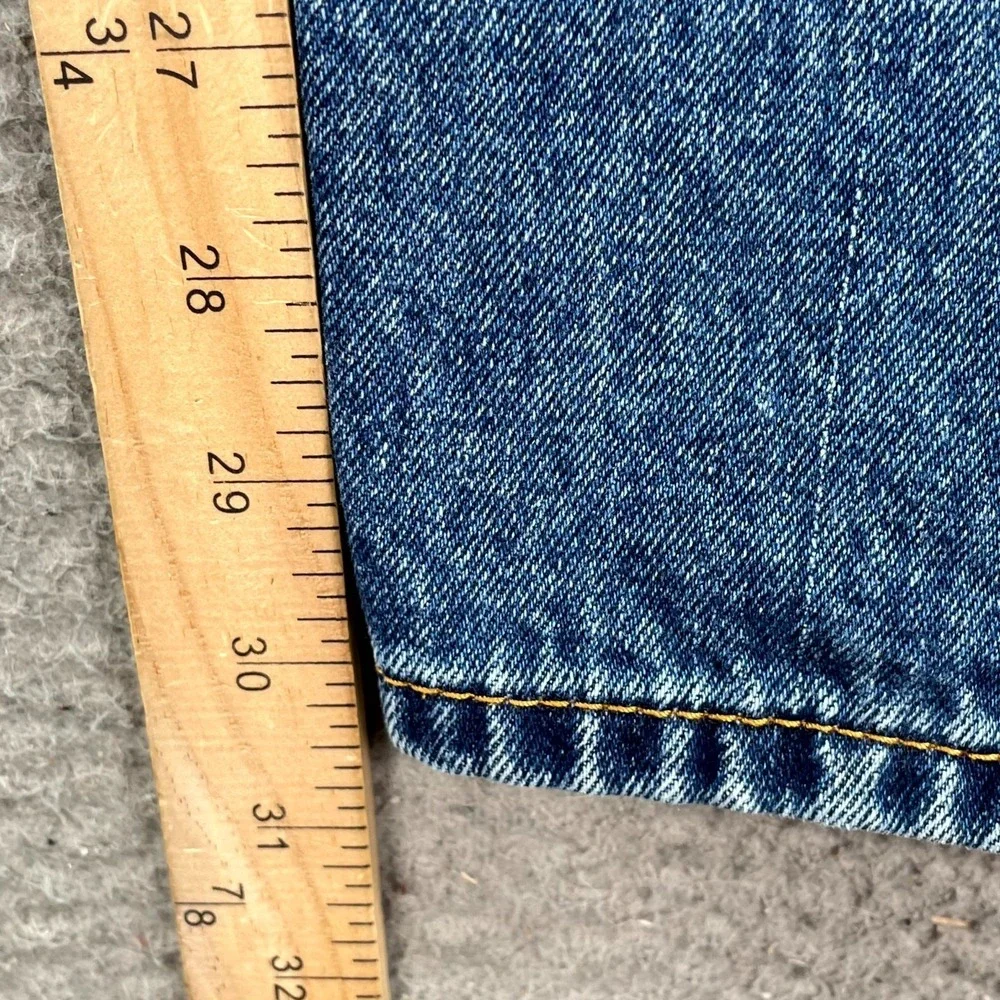 Levi's 505 Jeans Mens 37x30.5* Blue Denim‎ Grunge Skate Academia Preppy Workwear